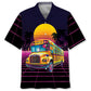Hawaiian Shirt / Adults / S Retro Wave School Bus Hawaiian Shirt
