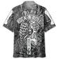 Rock Roll Guitar Hawaiian Shirt For Festival Travel, Beach Gatherings, And Relaxed Summer Style