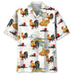 Rooster Creative Pattern Hawaiian Shirt For Coastal Travel, Casual Events, And Comfortable Summer Wear