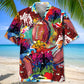 Colorful Rugby Hawaiian Shirt For Resort Trips, Coastal Parties, And Warm Weather Style