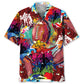 Colorful Rugby Hawaiian Shirt For Resort Trips, Coastal Parties, And Warm Weather Style