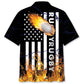 Rugby Creative Pattern Hawaiian Shirt For Active Holidays, Resort Trips, And Warm Weather Gatherings