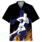 Rugby Creative Pattern Hawaiian Shirt For Active Holidays, Resort Trips, And Warm Weather Gatherings