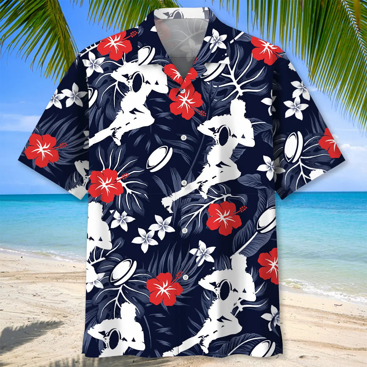 Rugby Hibiscus Hawaiian Shirt For Cruise Journey And Vacation Style