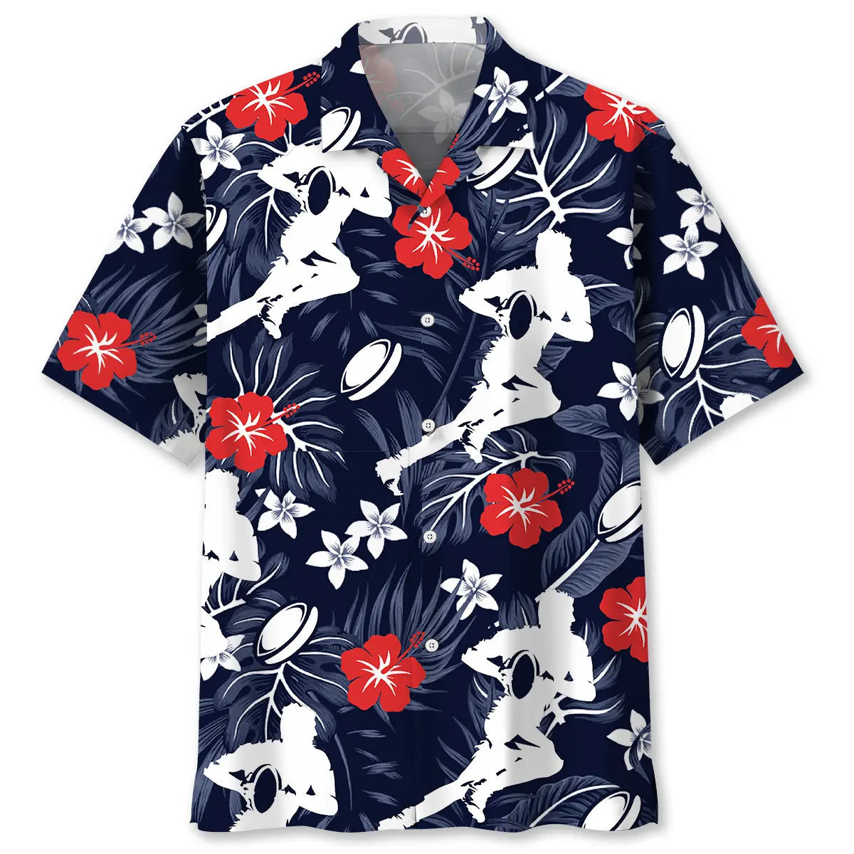 Rugby Hibiscus Hawaiian Shirt For Cruise Journey And Coastal Style
