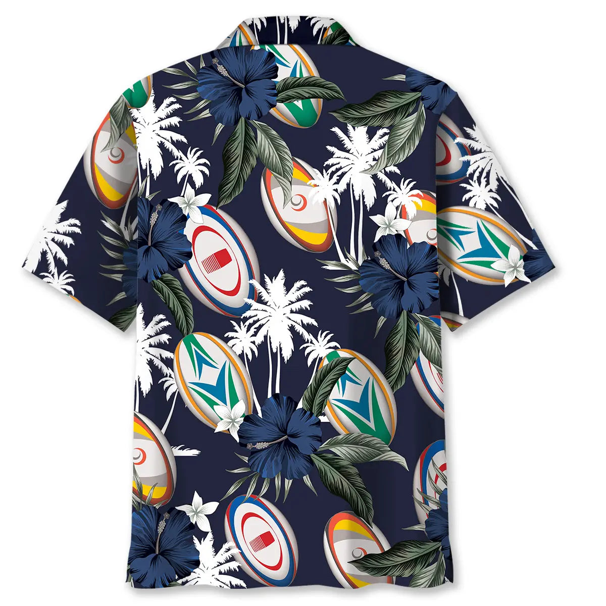 Rugby Tropical Nature Hawaiian Shirt
