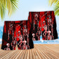 Skull Beach Shorts For Summer Vacations, Seaside Leisure, And Laid Back Styling