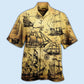 Vintage Sailing Plan Sail Hawaiian Shirt Artwork View For Coastal Escapes And Resort Style