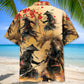 Samurai Under Moonlight Hawaiian Shirt For Fantasy Fans, Resort Trips, And Imaginative Summer Style