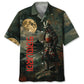 Samurai Warrior Hawaiian Shirt For Mythic Art Lovers, Coastal Outings, And Thoughtful Gift Giving
