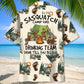 Sasquatch Campfire Crew Hawaiian Shirt For Coastal Adventure And Beachside Style