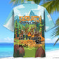 Funny Sasquatch Campfire Hawaiian Shirt For Resort Trips, Coastal Parties, And Warm Weather Style