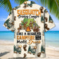 Funny Sasquatch Campfire Hawaiian Shirt For Resort Trips, Coastal Parties, And Warm Weather Style