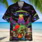 Sasquatch Night Camp Fire Gathering Hawaiian Shirt For Poolside Gathering, Summer Vacation, And Easygoing Fashion