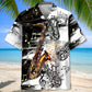 Saxophone Art Hawaiian Shirt For Beachside Event, Beach Travel, And Outdoor Comfort