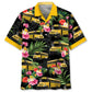 School Bus Nature Hawaiian Shirt For Tropical Holidays, Outdoor Gatherings, And Everyday Comfort