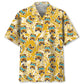 Tropical School Bus Hawaiian Shirt For Summer Vacation, Beach Travel, And Casual Wear