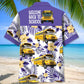 School Bus Welcome Back To School Hawaiian Shirt For Coastal Adventure And Seasonal Wardrobe