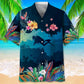 Tropical Scuba Diving Beach Hawaiian Shirt For Tropical Holidays, Outdoor Gatherings, And Everyday Comfort