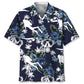 Scuba Diving Blue Nature Hawaiian Shirt For Tropical Holidays, Outdoor Gatherings, And Everyday Comfort