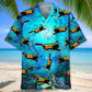 Scuba Diving Creature Hawaiian Shirt For Coastal Travel, Casual Events, And Comfortable Summer Wear