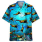 Scuba Diving Creature Hawaiian Shirt For Coastal Travel, Casual Events, And Comfortable Summer Wear