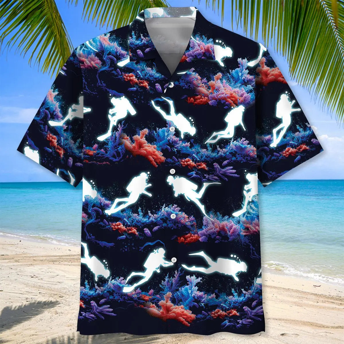 Scuba Diving Hawaiian Shirt For Sports Fans, Summer Outings, And Relaxed Vacation Wear
