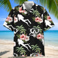 Floral Scuba Diving Nature Hawaiian Shirt For Coastal Travel, Casual Events, And Comfortable Summer Wear