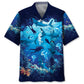 Hawaiian Shirt / Adults / S Scuba Diving Shark Hawaiian Shirt