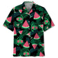 Scuba Diving Watermelon Hawaiian Shirt For Resort Trips, Coastal Parties, And Warm Weather Style
