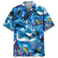 Scuba Diving Whale Hawaiian Shirt For Resort Trips, Coastal Parties, And Warm Weather Style