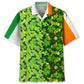 Shamrock Irish Saint Patrick's Day Hawaiian Shirt For Beach Days, Summer Outings, And Thoughtful Gift Giving