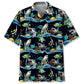 Shark Under Sea Hawaiian Shirt For Summer Vacation, Beach Travel, And Casual Wear