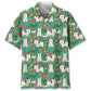 Shih Tzu Beach Hawaiian Shirt For Summer Vacation, Beach Travel, And Casual Wear