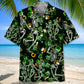 Skeleton Irish Saint Patrick's Day Hawaiian Shirt For Resort Trips, Coastal Parties, And Warm Weather Style