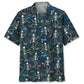 Skeleton Play Curling Hawaiian Shirt For Tropical Holidays, Outdoor Gatherings, And Everyday Comfort