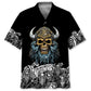 Skeleton Viking Warrior Hawaiian Shirt For Resort Trips, Coastal Parties, And Warm Weather Style