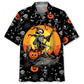 Halloween Skeleton Witch Hawaiian Shirt For Tropical Holidays, Outdoor Gatherings, And Everyday Comfort