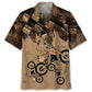 Skeletons Dirt Bike Race Hawaiian Shirt For Island Vacations, Resort Wear, And Relaxed Seasonal Style