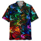 Colorful Skiing Hawaiian Shirt For Coastal Travel, Casual Events, And Comfortable Summer Wear