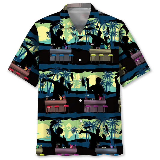 Skilled Bartender Hawaiian Shirt For Resort Trips, Coastal Parties, And Warm Weather Style