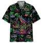 Skull Camping Stay Trippy Hippie Hawaiian Shirt For Summer Vacation, Beach Travel, And Casual Wear