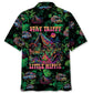 Skull Camping Stay Trippy Hippie Hawaiian Shirt For Summer Vacation, Beach Travel, And Casual Wear