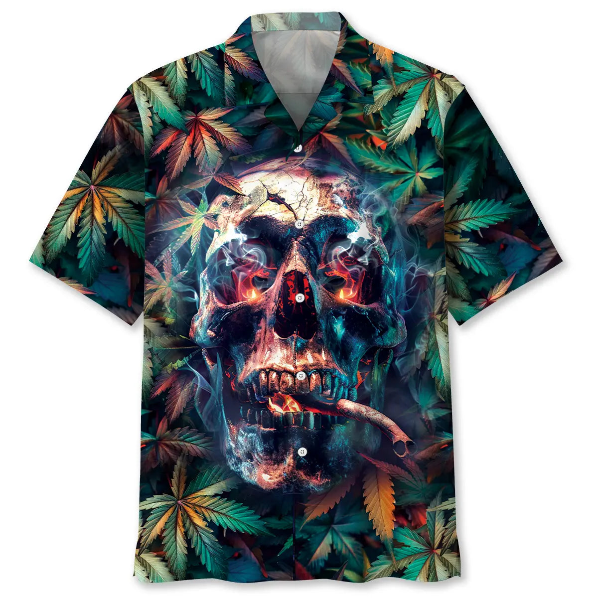 Skull Fitness Humor Hawaiian Shirt For Beach Days, Summer Outings, And Thoughtful Gift Giving