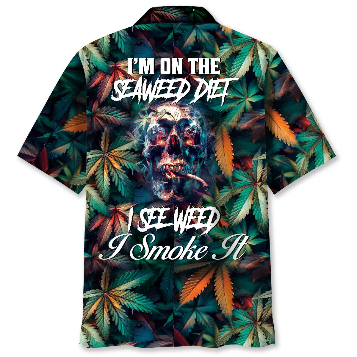 Skull Fitness Humor Hawaiian Shirt For Beach Days, Summer Outings, And Thoughtful Gift Giving