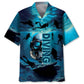 Skull Diving Hawaiian Shirt For Coastal Travel, Casual Events, And Comfortable Summer Wear