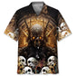 Skull King Hawaiian Shirt For Beach Days, Summer Outings, And Thoughtful Gift Giving