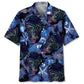 Skull Mermaid Hawaiian Shirt For Summer Vacation, Beach Travel, And Casual Wear