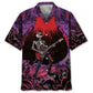 Skull Punk Rock Guitarist Hawaiian Shirt For Music Fans, Resort Parties, And Warm Weather Events