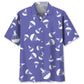 Skydiving Purple Hawaiian Shirt For Coastal Travel, Casual Events, And Comfortable Summer Wear